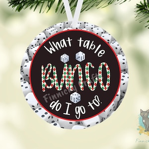 Bunco Ornament Design Bundle, PNG, Digital Download image 2