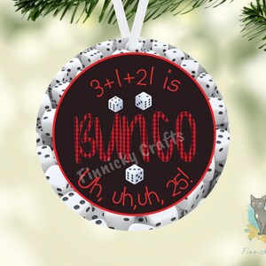 Bunco Ornament Design Bundle, PNG, Digital Download image 5