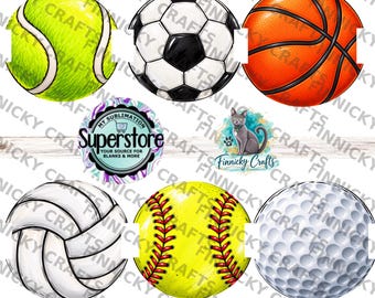 Sports Hair Tie Holders Bundle, Personalizable, PNG, Sublimation Design, Digital Design
