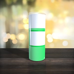 Customizable Spray Can Tumbler Template - Be Gone Template - Green - Digital Design - Sublimation Tumbler