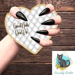 Heart-Shaped Nailfie Prop - MDF - Acrylic - Sublimation Design