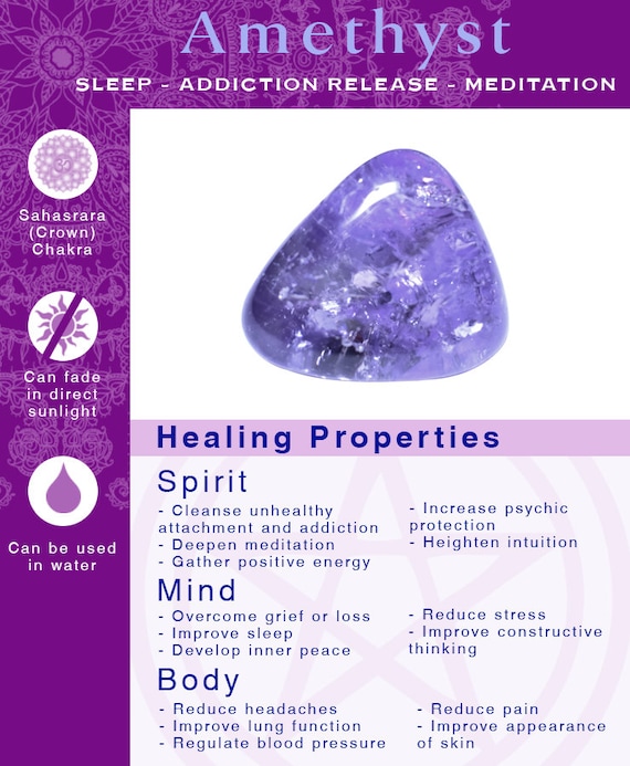 Amethyst cheap healing crystal