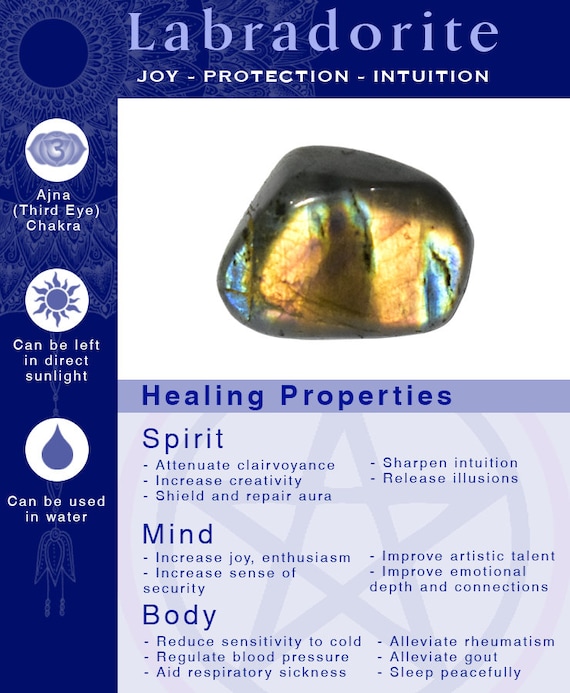 Labradorite properties on sale