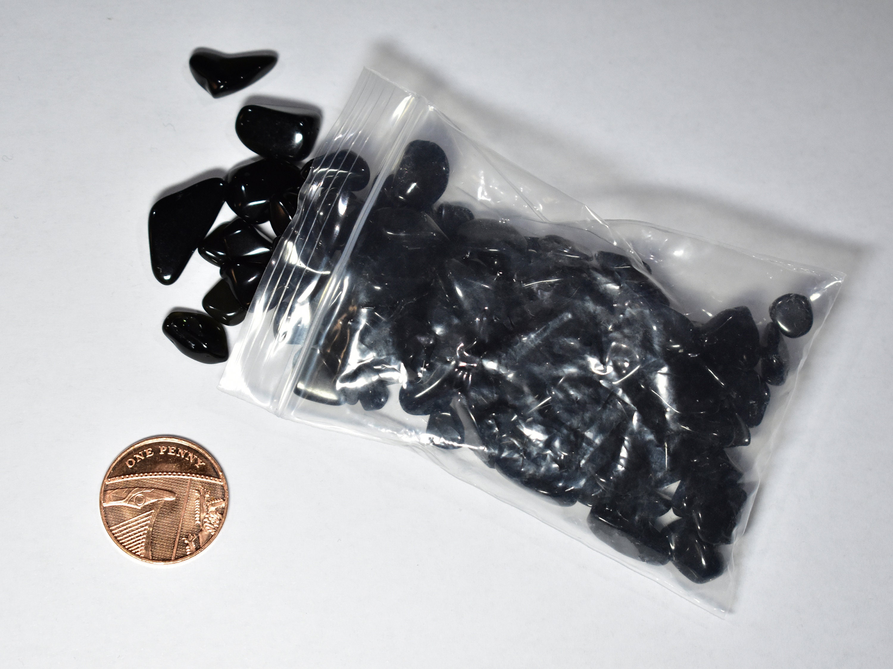 Reiki Charged PREMIUM Obsidian Healing Crystal Tumblestone - Etsy