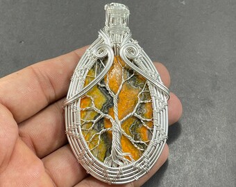 Handmade 925 Sterling Silver Plated pendant Jewelry 1005 Antique Style Natural Zebra-Jasper Gemstone