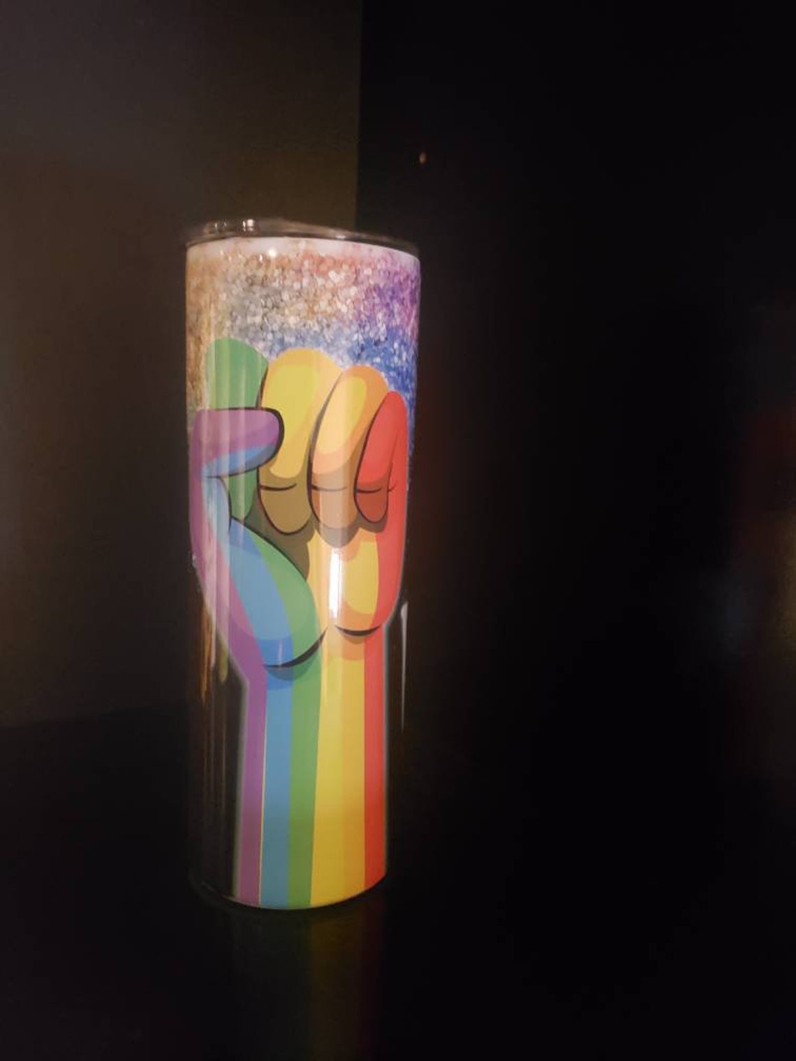 Pride tumbler/ lgbt tumbler/ love is love/ pride month/ lgbt Etsy