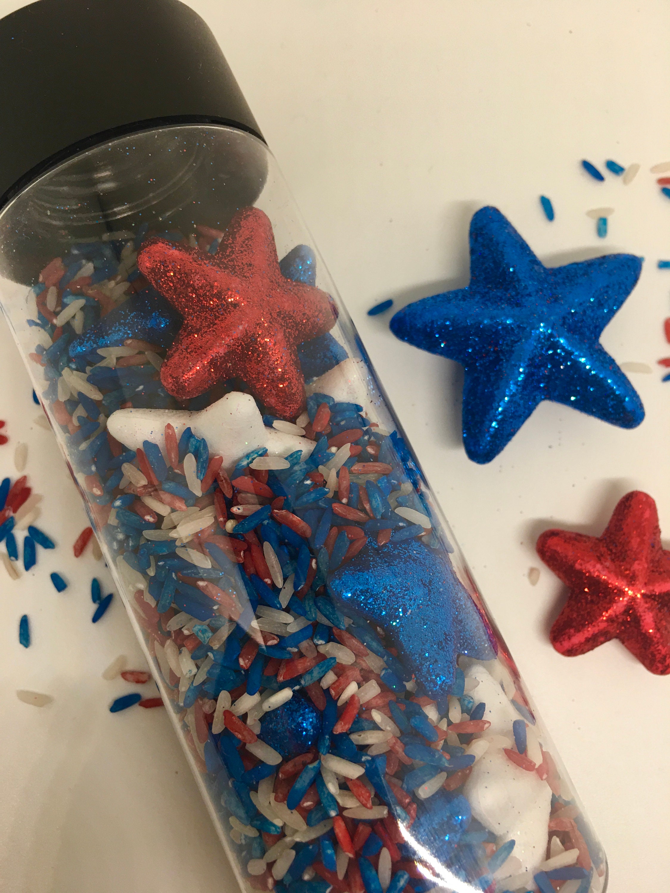 de julio Botella sensorial Calm Down Jar Autismo Día de la