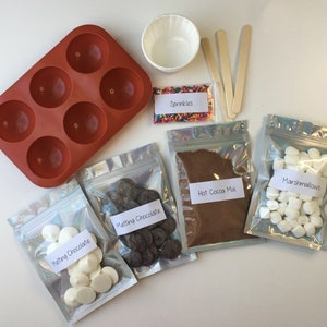 Hot Chocolate Bomb, DIY Hot Cocoa Bombs, DIY hot chocolate bombs, Hot Chocolate Bomb Kit,