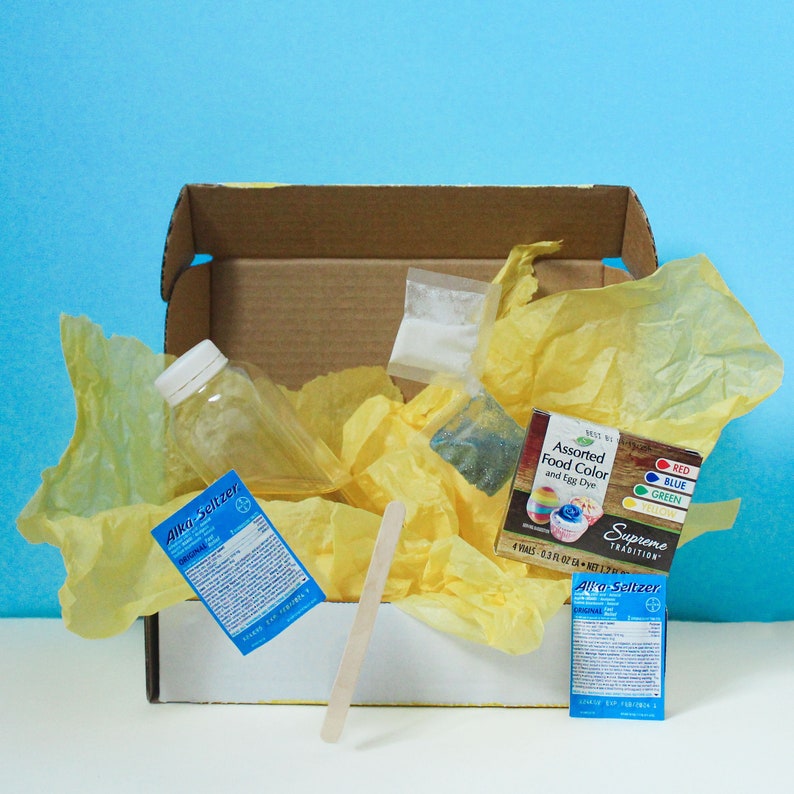 DIY Lava Lamp Kit, Homemade Lava Lamp Kit, Science Kid Kit, Kid