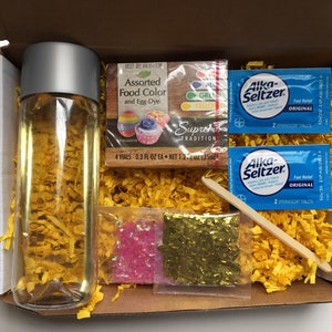 DIY Lavalampe Kit, Hausgemachte Lavalampe Kit, Wissenschaft Kinder Kit, Kinderaktivitäten, Wissenschaftliches Projekt, Wissenschaftliches Experiment, Hausschule, Quarantänegeschenk