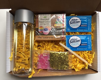 DIY Lava Lamp Kit, Homemade Lava Lamp Kit, Science Kid Kit, Kid Activities, Science Project, Science Experiment, Homeschool, Quarantine Gift