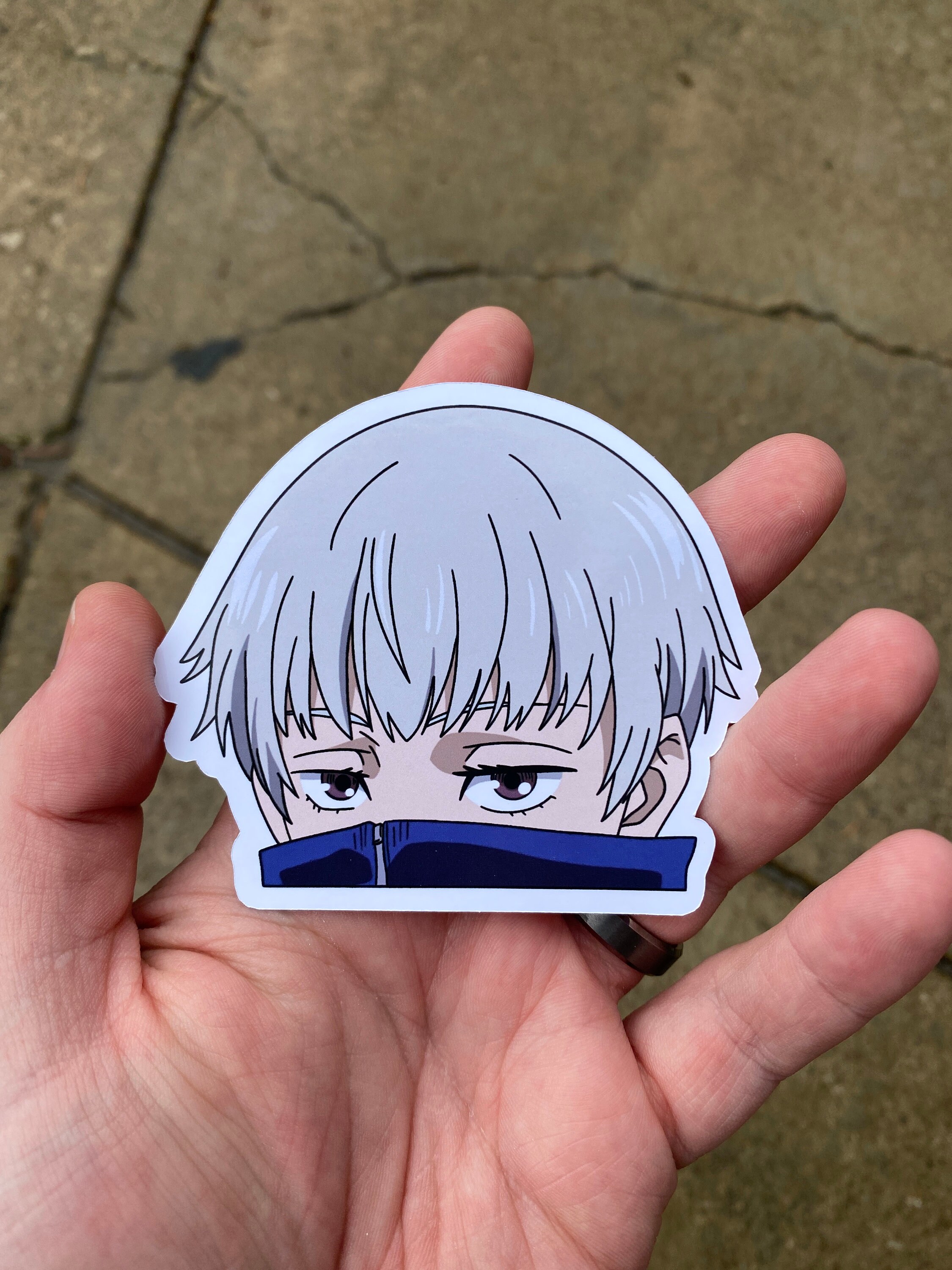 Toge Inumaki Peeker Sticker Jujutsu Kaisen Etsy