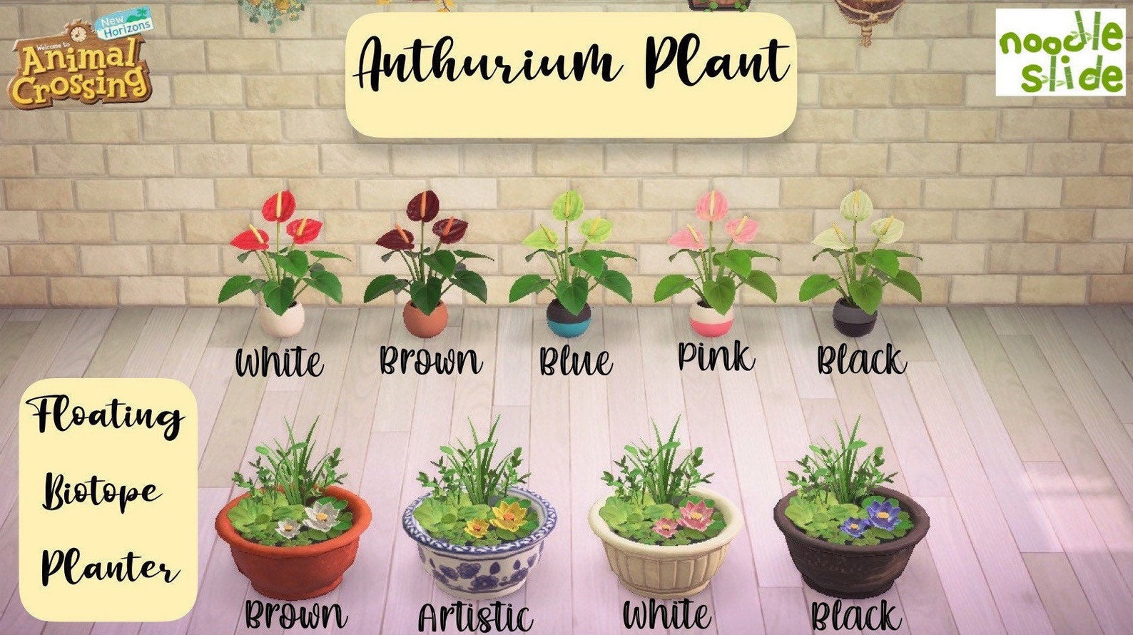 ACNH Plant Items Garden Greenhouse Flower Furniture Animal Etsy