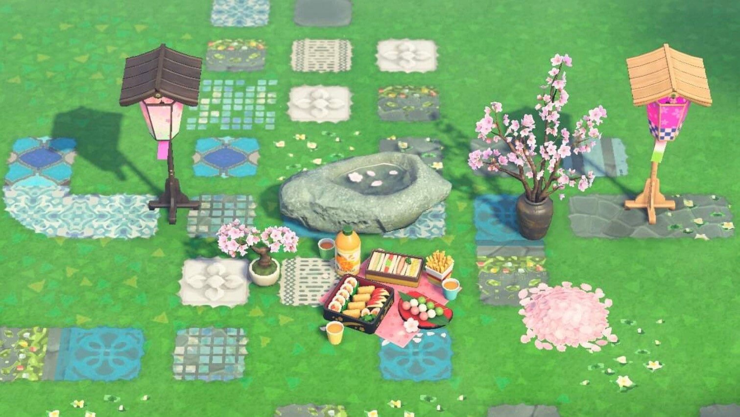 ACNH Cherry Blossom Furniture Items Animal Crossing Etsy