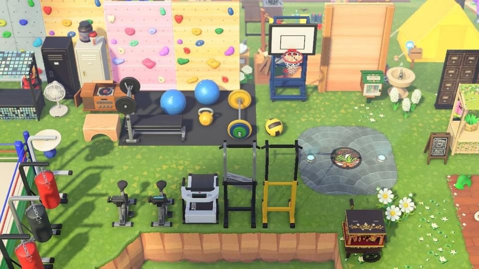 ACNH Gym Exercise Fitness Items Furniture Animal Crossing Etsy