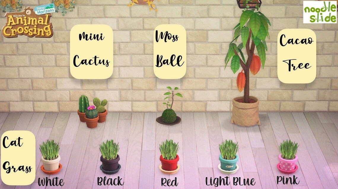 ACNH Plant Items Garden Greenhouse Flower Furniture Animal Etsy