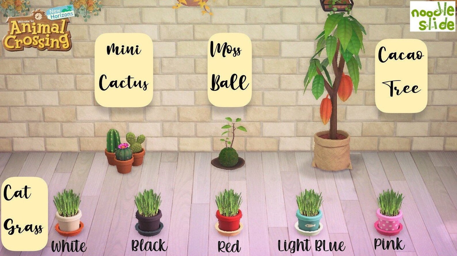 ACNH Plant Items Garden Greenhouse Flower Furniture Animal Etsy