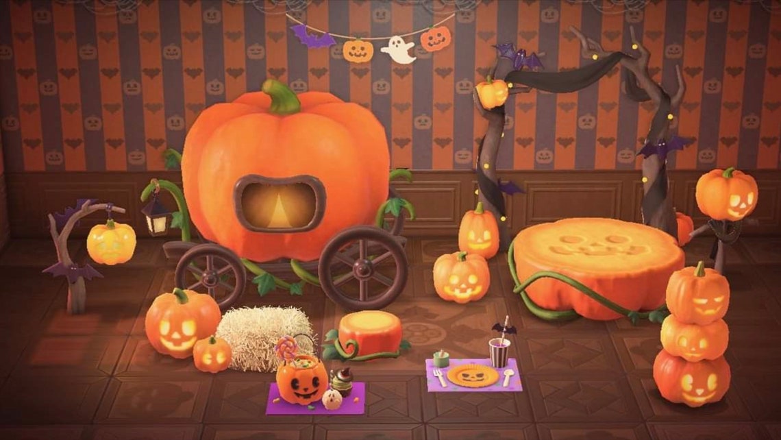 ACNH Halloween Spooky Items Furniture Animal Crossing Etsy