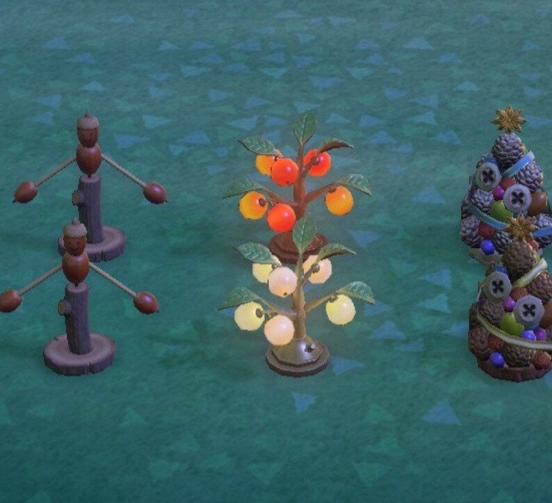 ACNH Fall/Autumn Items Acorn Pine Cone Furniture Maple Leaf Etsy