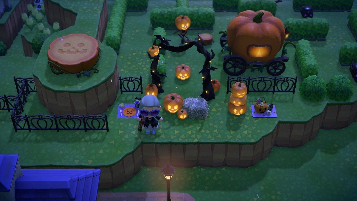ACNH Halloween Spooky Items Furniture Animal Crossing Etsy
