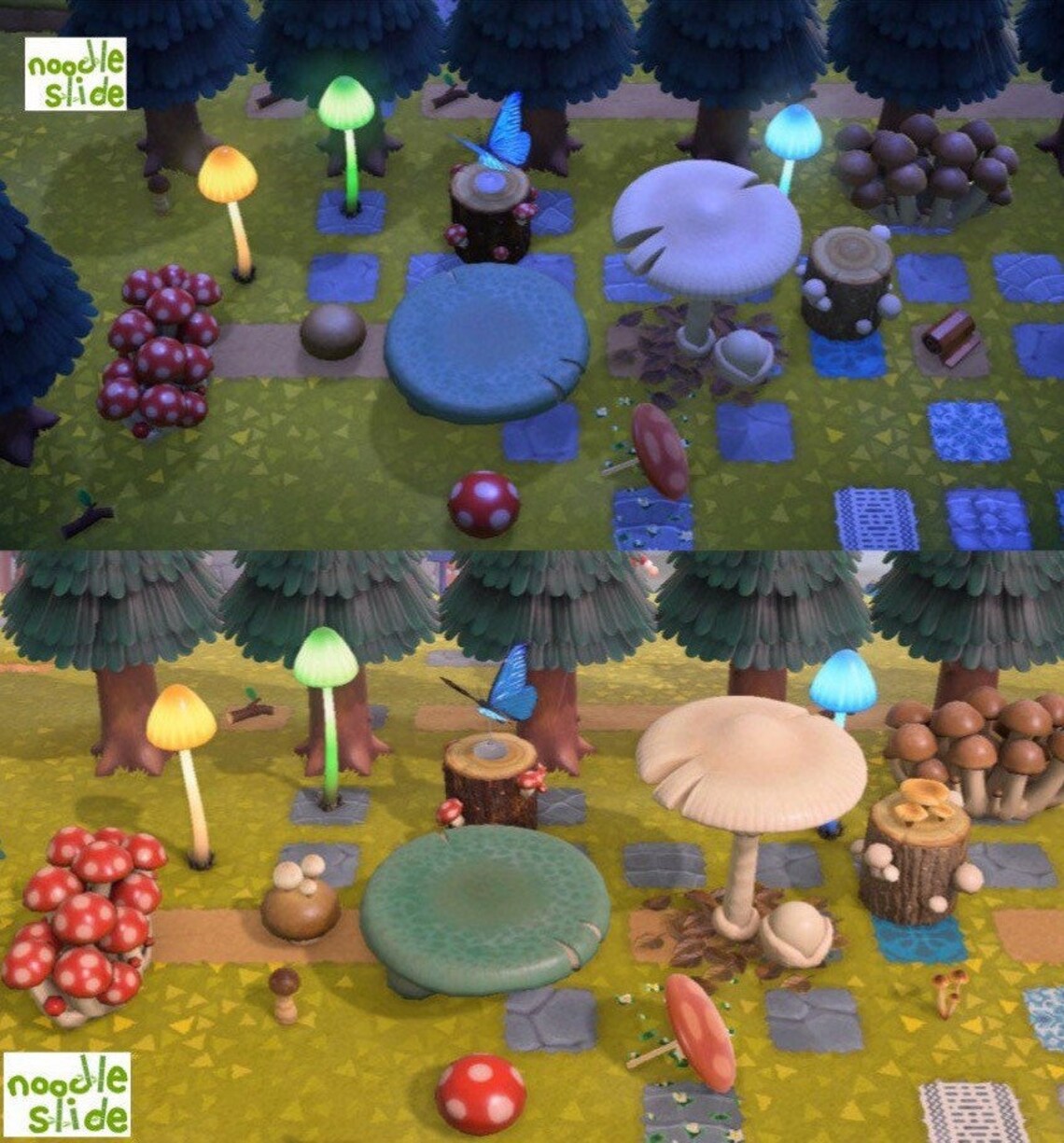 ACNH Mushroom Items Mush Furniture Animal Crossing New Horizon Etsy
