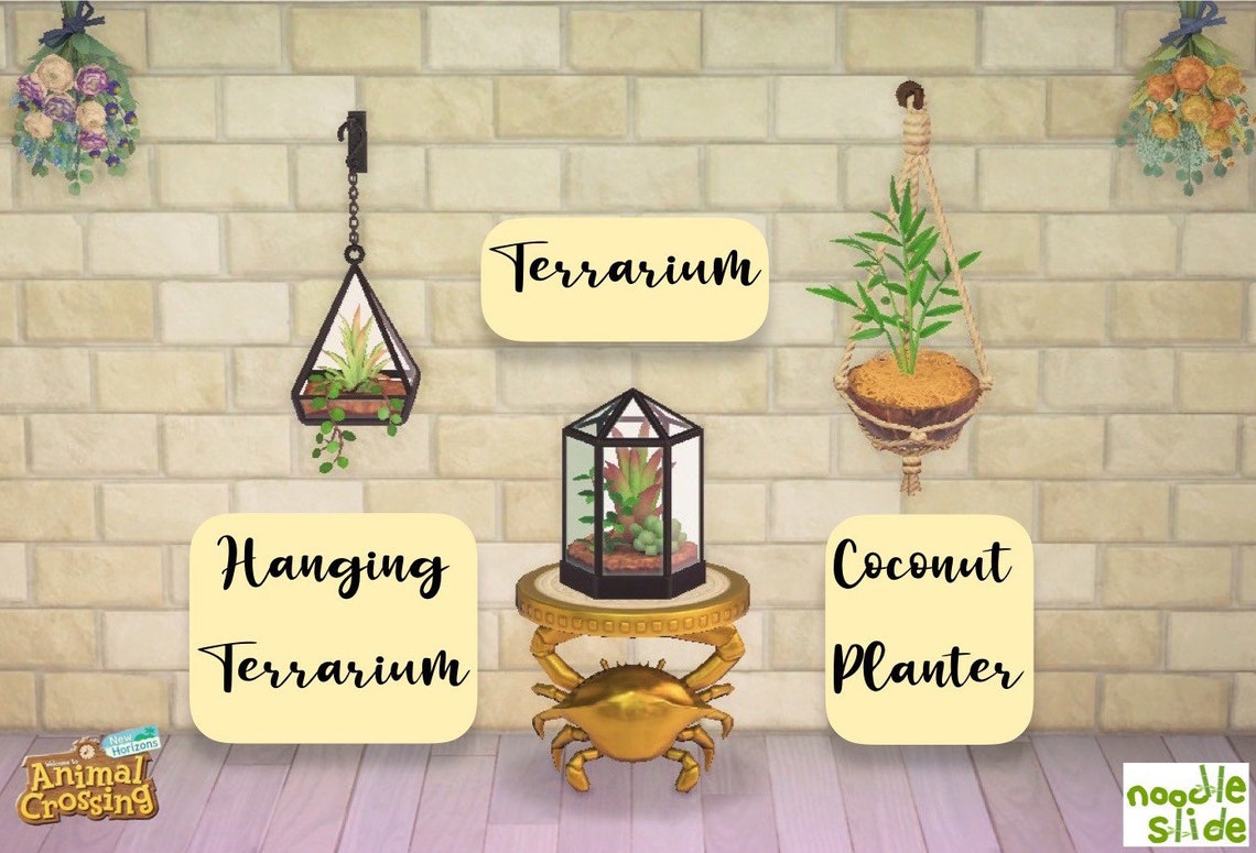 ACNH Plant Items Garden Greenhouse Flower Furniture Animal Etsy