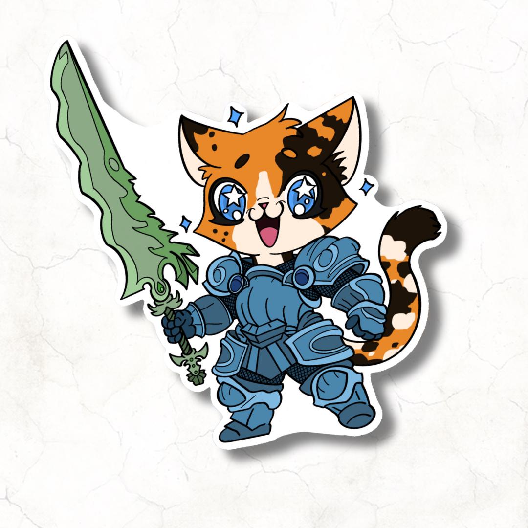 Adol-itten Sticker Purrlight Archive Stormlight Adolin Kholin Shardplate