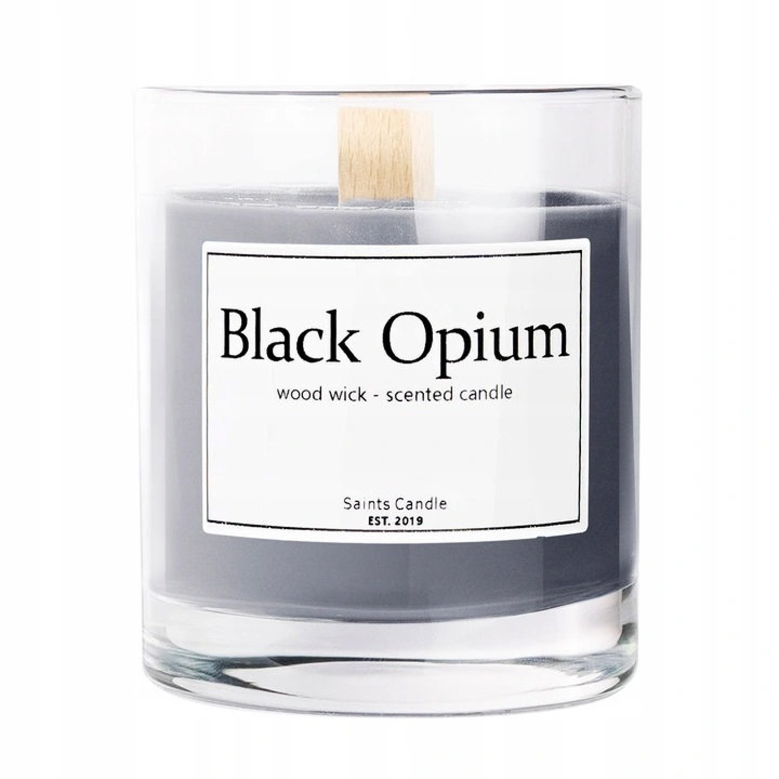 Black Opium Candle soy wax scented candle designer candle Etsy