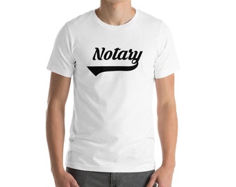 Notary Shirt | Notary Gift | Notary Public | Short-Sleeve Unisex T-Shirt