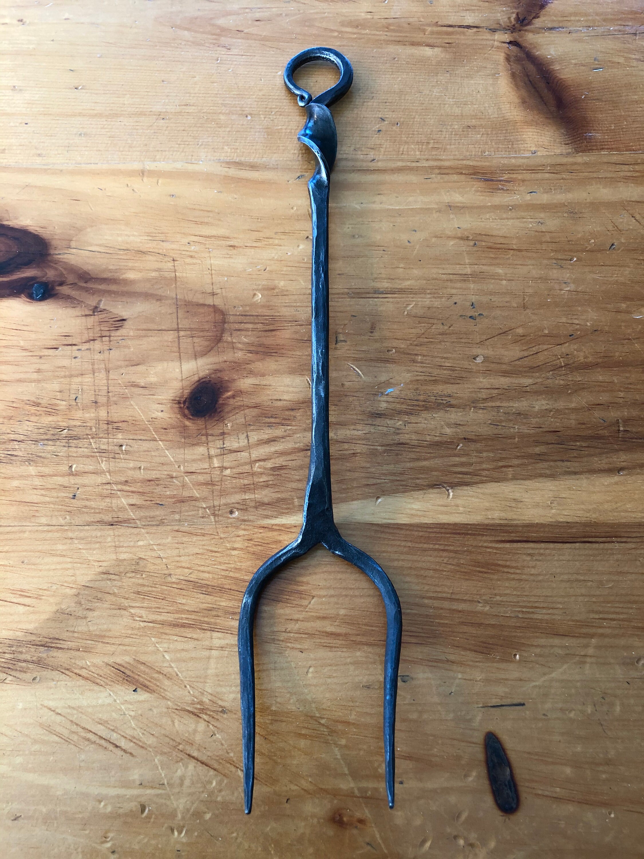 Hand iron fork great for BBQ / handy when carving up a Etsy