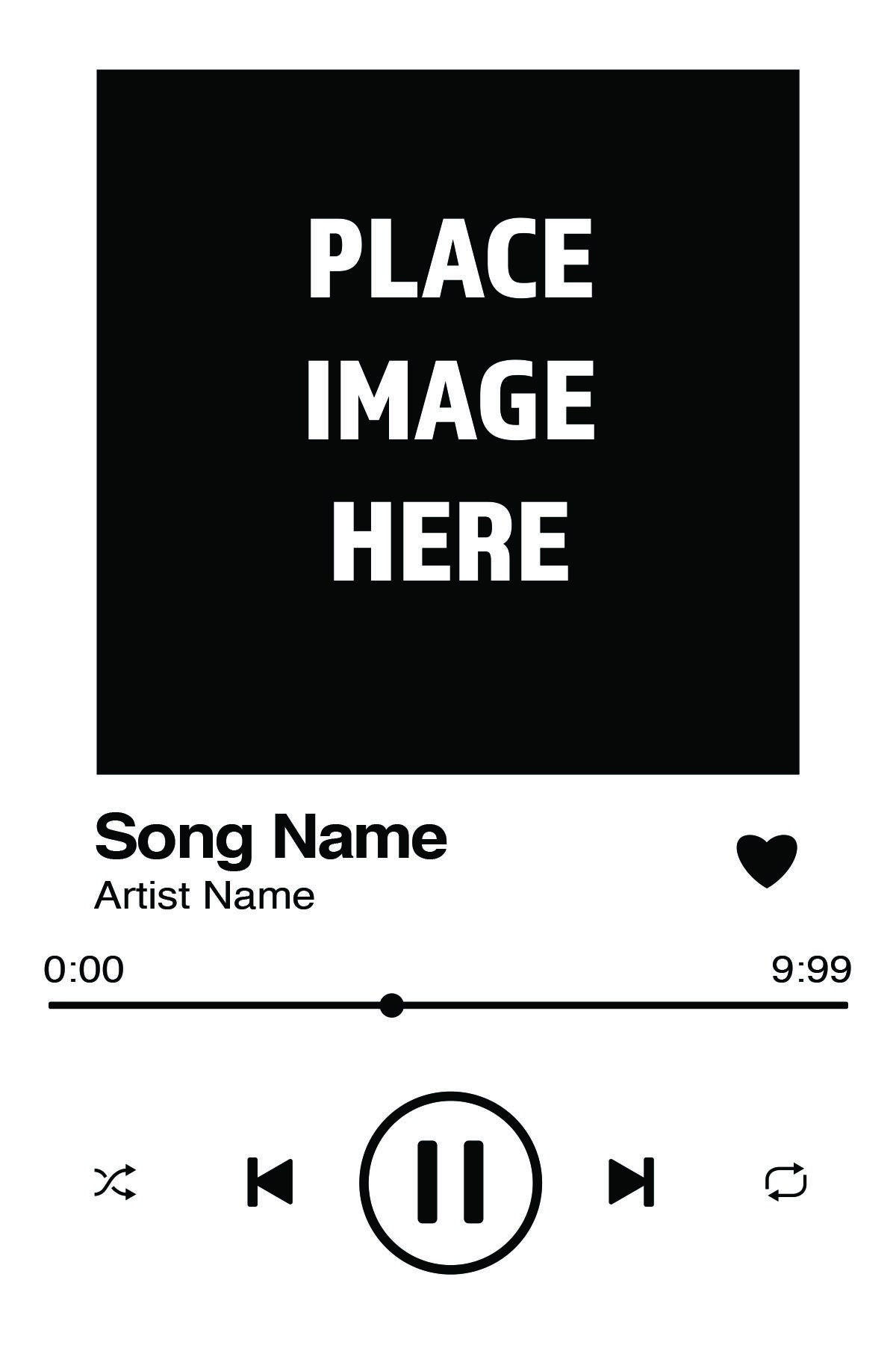 Spotify Plaque Template Spotify Plaque Template