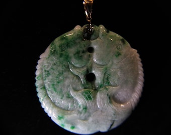 Details about Vintage Chinese Carved Coy Fish SterlIng Silver Necklace Jadeite Jade Pendant Details about Vintage Chinese Carved Coy Fish SterlIng Silver Necklace Jadeite Jade Pendant