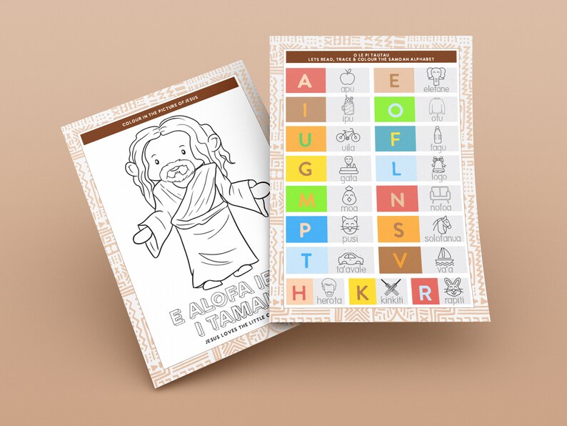 Aoga Aso Sa Activity Sheets Digital Download image 2