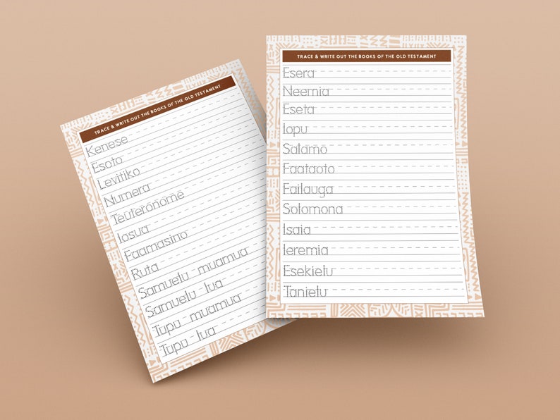 Aoga Aso Sa Activity Sheets Digital Download image 3