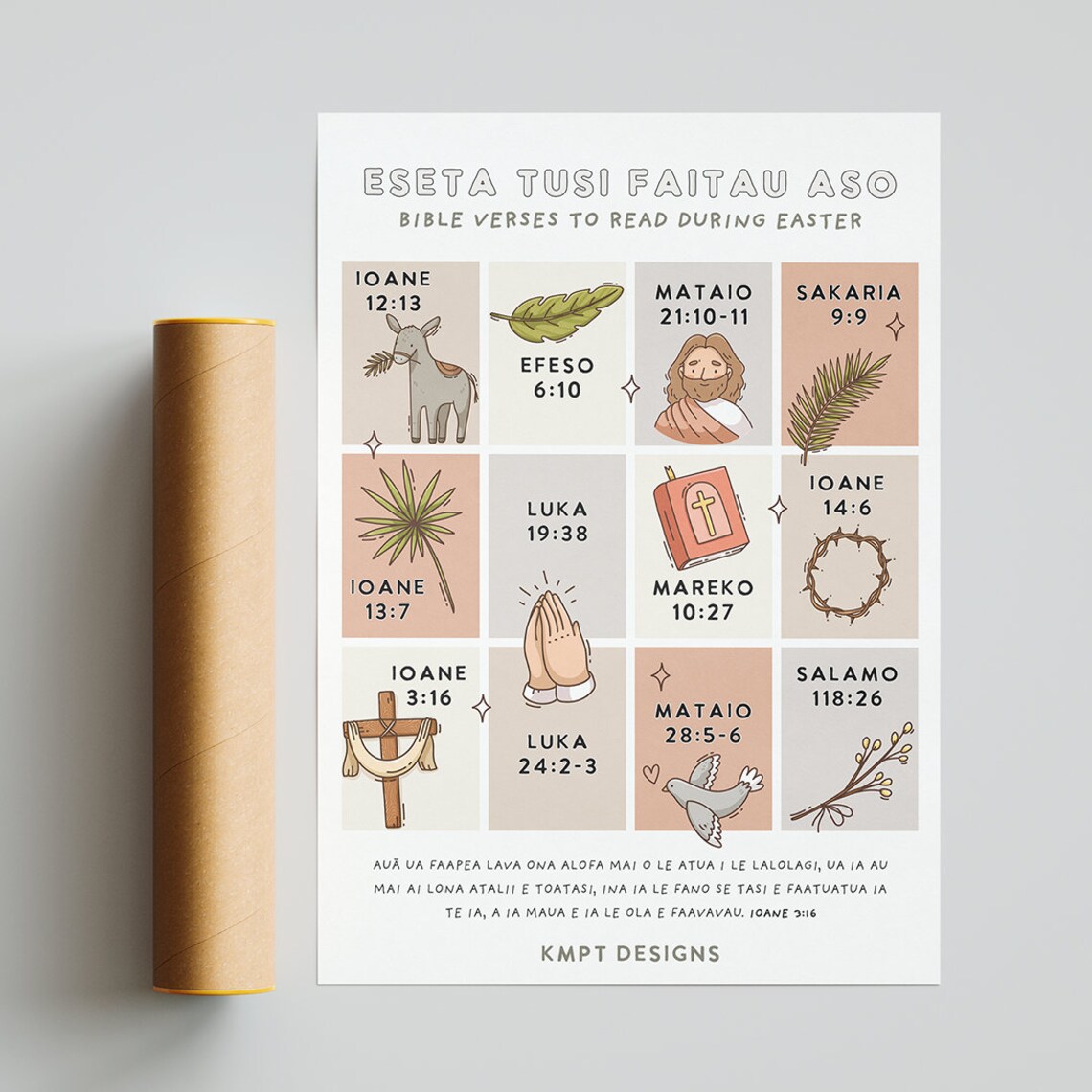 Samoan Easter Kids Bible Reading Plan Set | Sunday School Resources ...