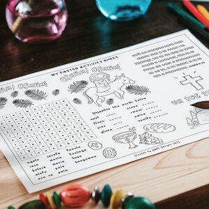Samoan Easter Activity Sheet - Etsy
