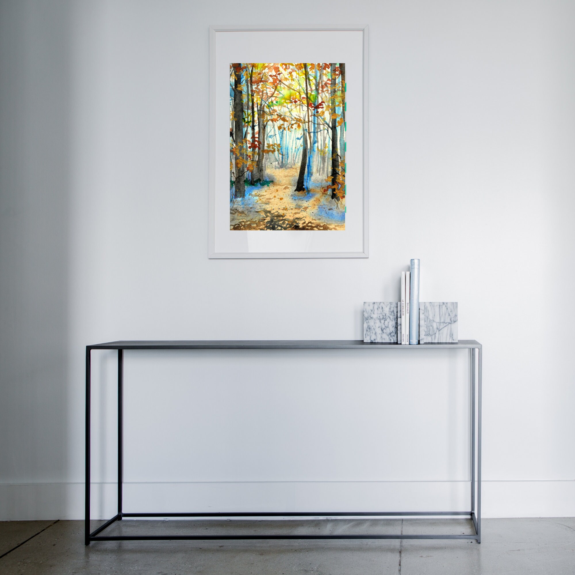 Landscape art print Nature paintings Botanical art prints Etsy