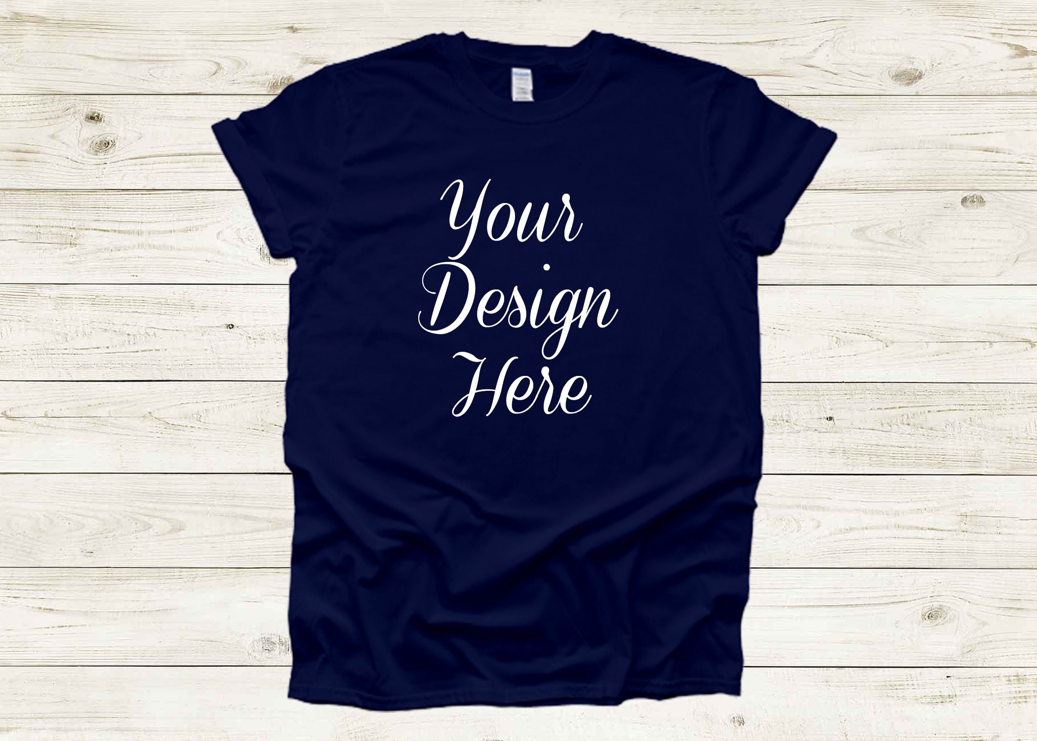 Download Gildan G500 Navy Blue Unisex TShirt Mockup t-shirt mockup | Etsy