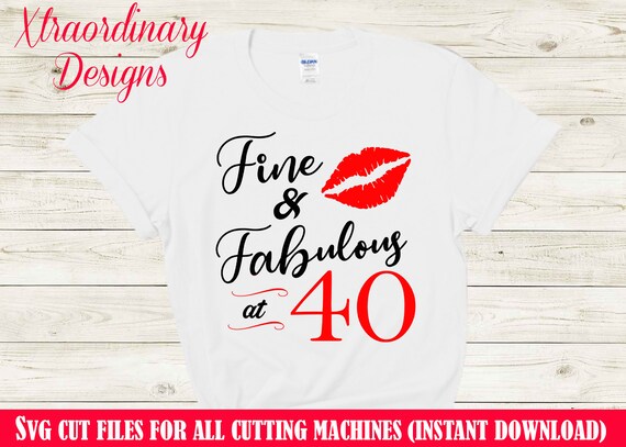 Download Birthday Svg 40th Birthday Svg 40th Birthday Gift For Her Etsy SVG, PNG, EPS, DXF File