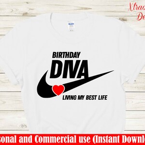 Download Nike Birthday Queen Svg Birthday Girl Svg Birthday Squad Etsy
