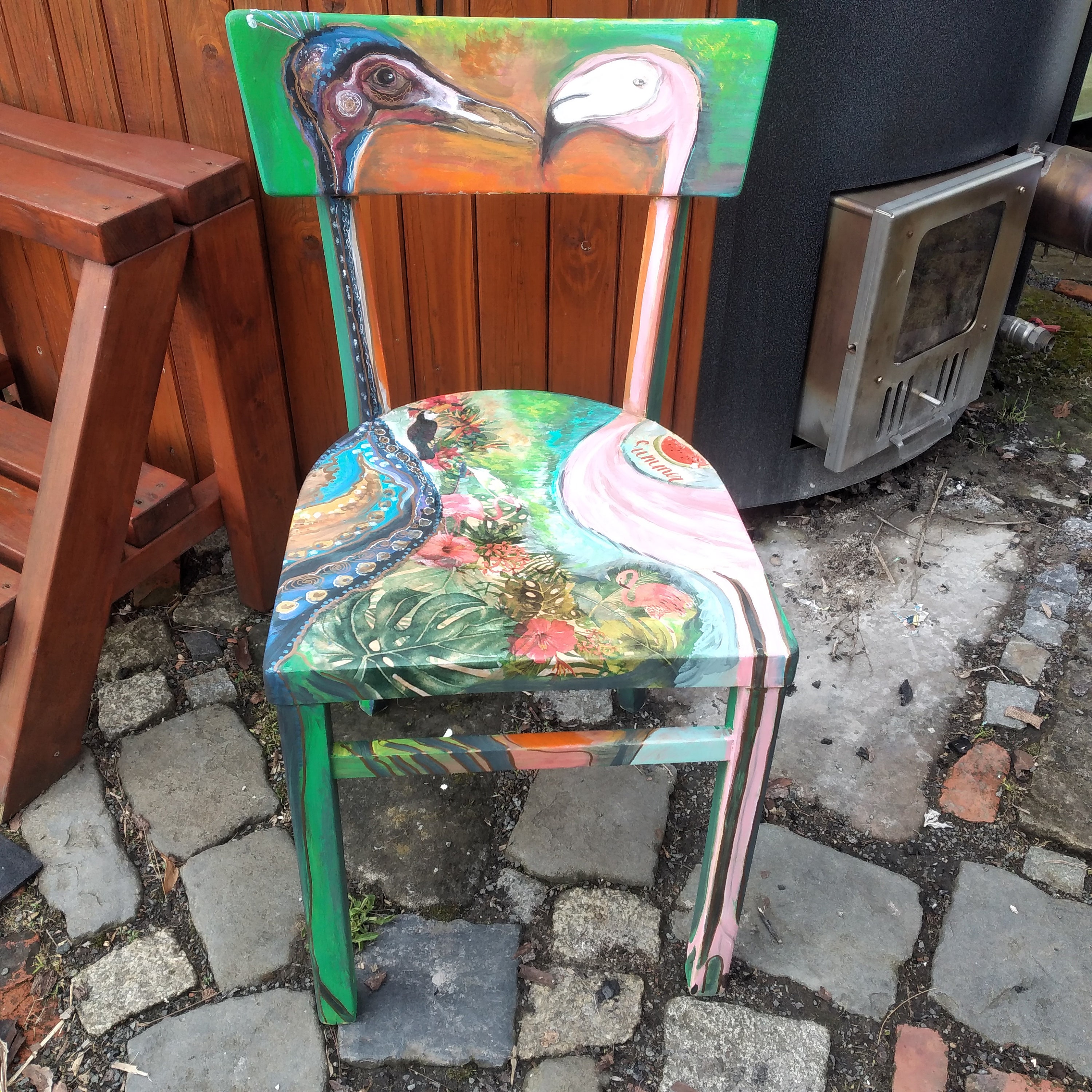 Vintage Paint Dipingere Sedia Shabby Magic Paint Come Dipingere