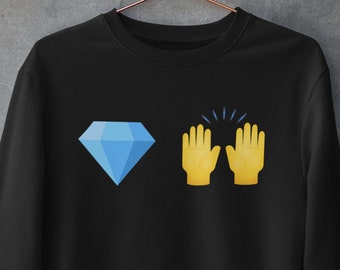 Diamond Hands | Unisex Heavy Blend Crewneck Sweatshirt | Stocks, stock trader, stock market, trading, finance, gift, day trader, money