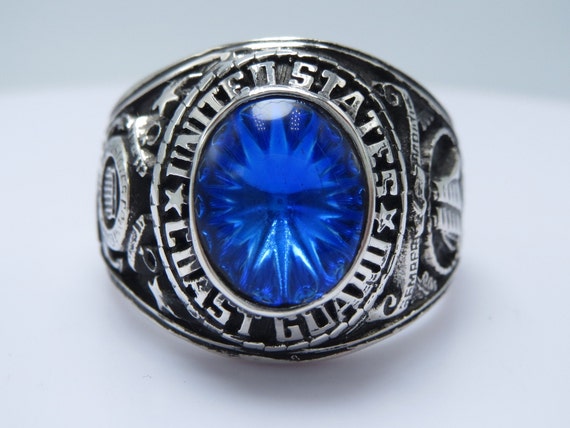 Sterling silver coast guard ring sale