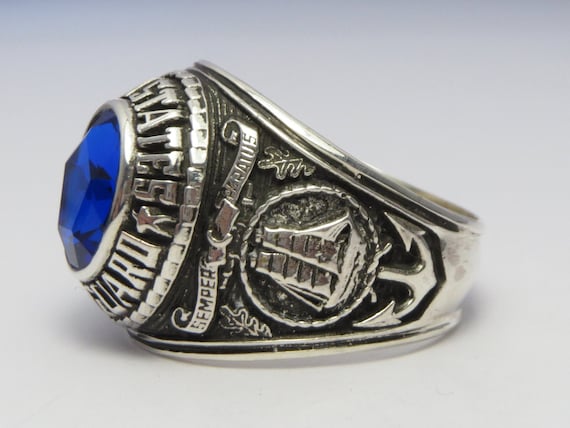 Hellenic Coast Guard Sterling Silver Ring – Coast Guard Academy – Air  Studio Jewelry Creations