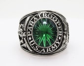 US Paratrooper Ring , USA , ARMY , Sterling Silver 925 , Military , Army , Military Ring , Airborne