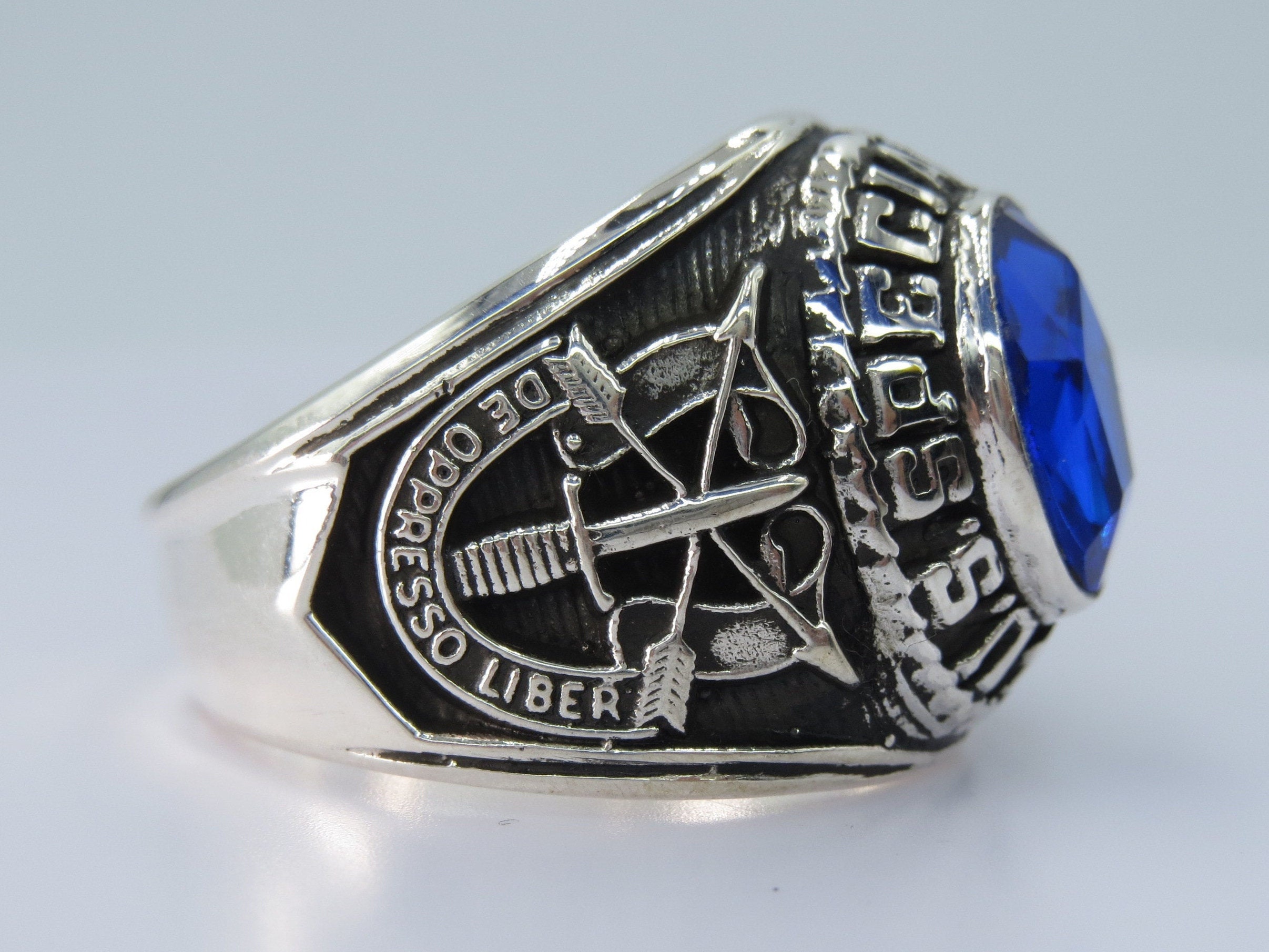 US Special Forces Ring Sterling Silver 925 Military Army Etsy UK