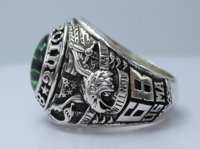 WEST POINT 1968 Sterling Silver 925 Class Ring School Etsy