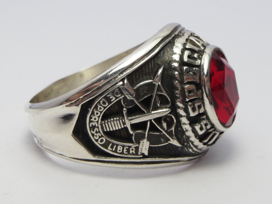 US Special Forces Ring Sterling Silver 925 Gift Military Etsy