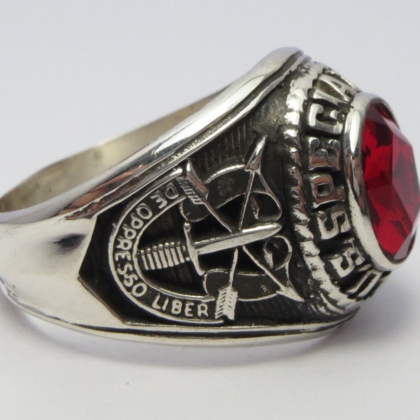 Bague des forces spéciales américaines , Argent sterling 925 , Cadeau , Bague militaire , Airborne