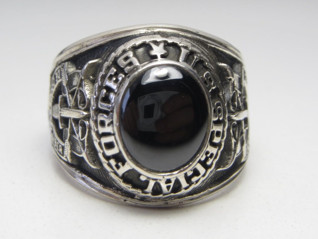 US Special Forces Ring Sterling Silver 925 Gift Military Etsy